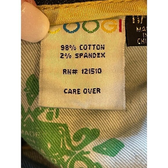 Coogi Blue Medium Wash Distressed Rhinestone Accent Straight Leg Jeans 11/12 - Picture 10 of 12